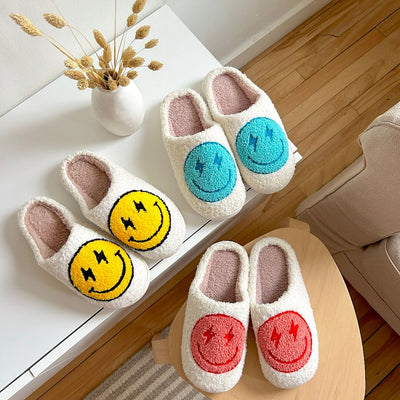 Flash Happy Face Slippers