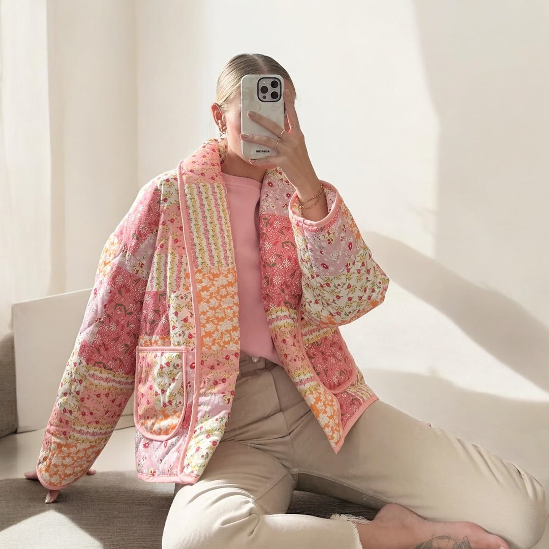 Sam Floral Quilted Jacket Womens