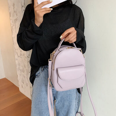 Pastel Fashion Mini Backpack for Women