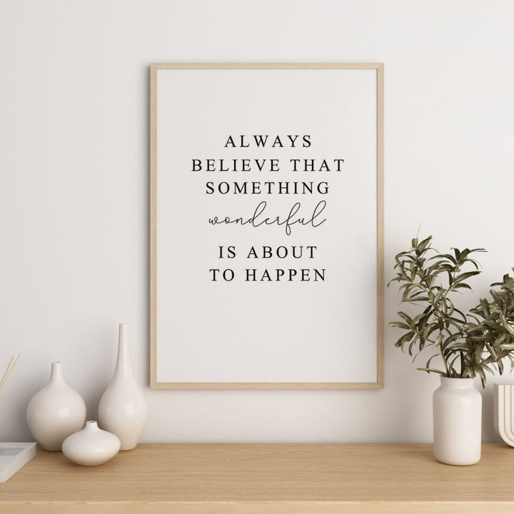 Quelque chose de merveilleux