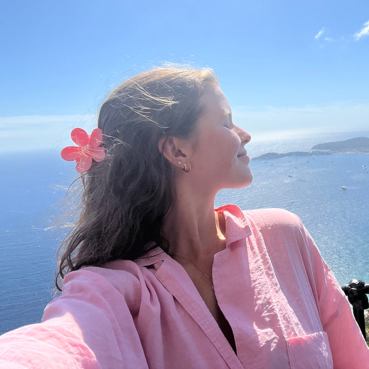 Bloom Flower Hair Claw Clip