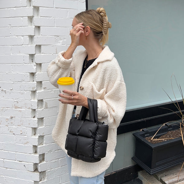 nnn！MAMU Malti puffer bag グレー MALTI PUFFER BAG – MAMU