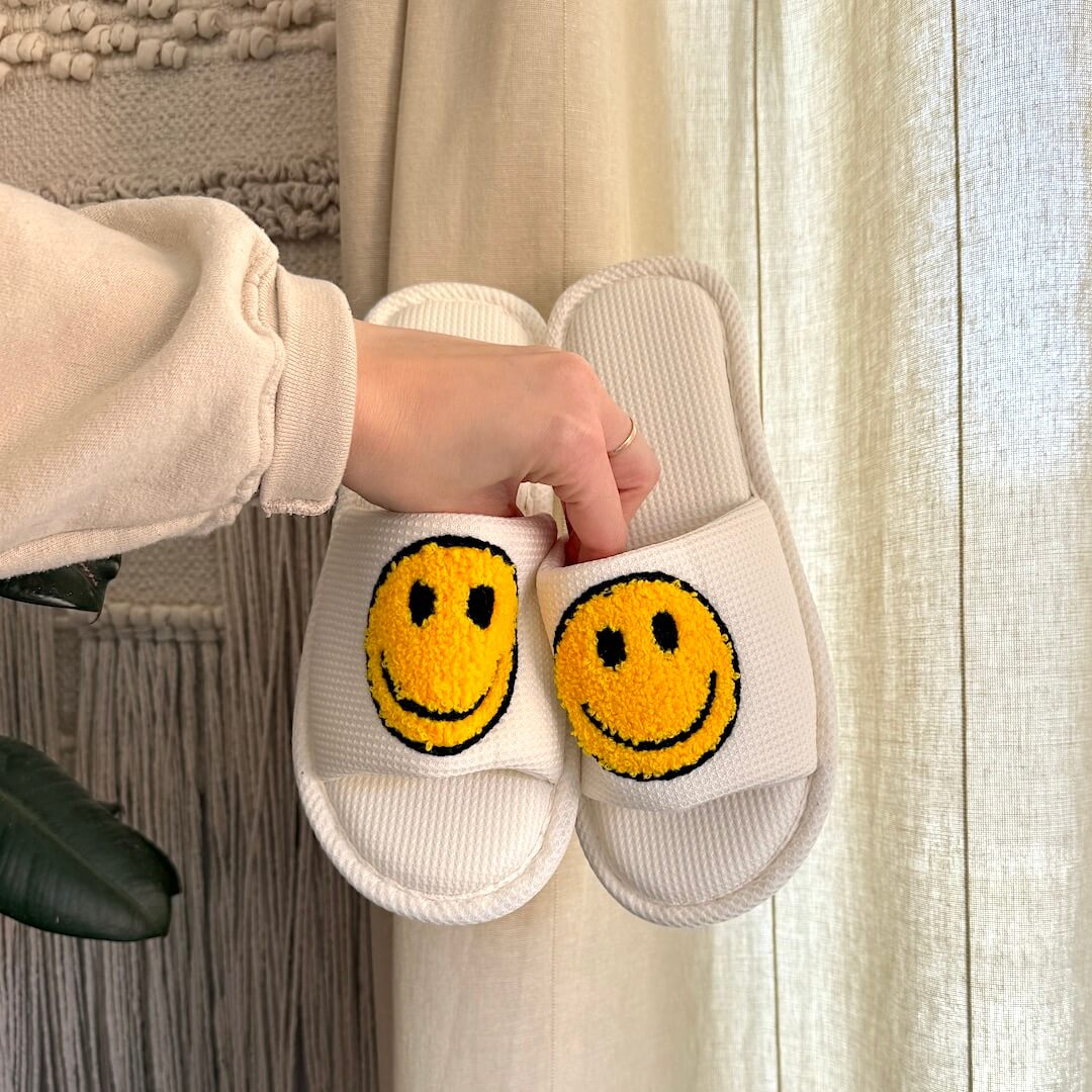 Happy Face Slides Sandals