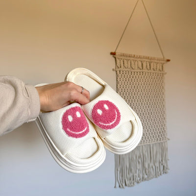 Happy Face Platform Sandals