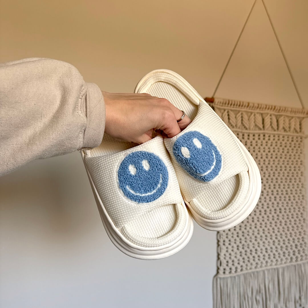 Happy Face Platform Sandals