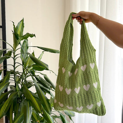 Lover's Beach Crochet Tote Bag