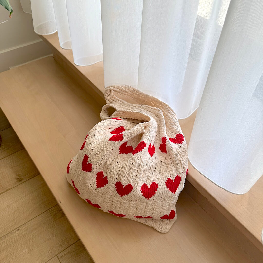 Lover's Beach Crochet Tote Bag