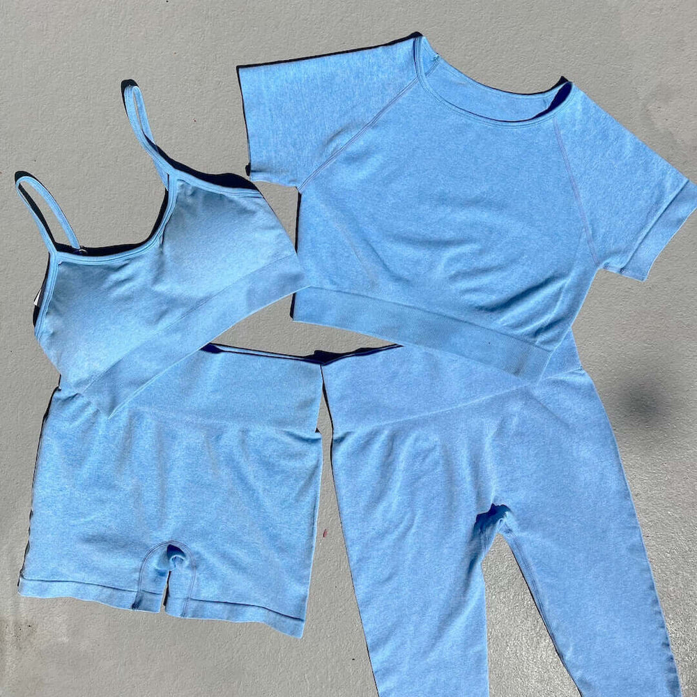 Blue workout set