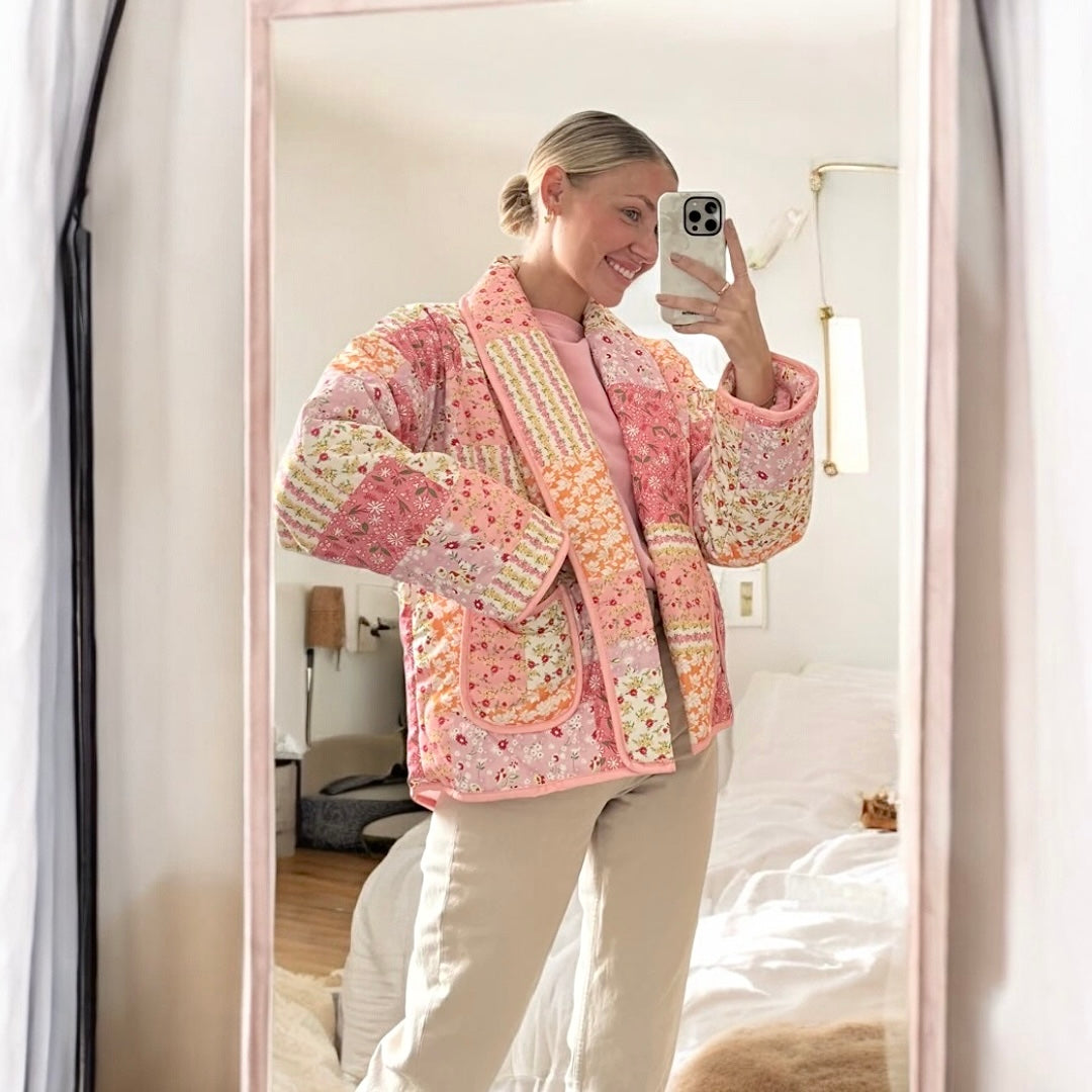 Sam Floral Quilted Jacket Womens