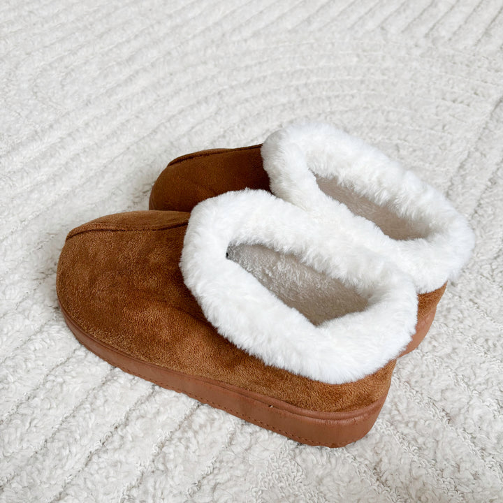 Winter cozy boots with plush lining and comfortable everyday wear