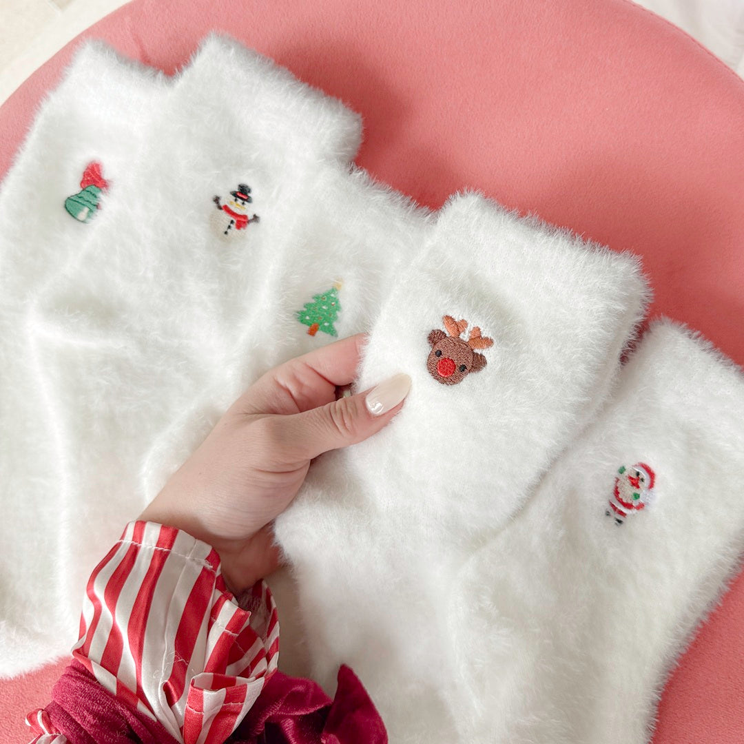 Fuzzy Christmas Socks Pack