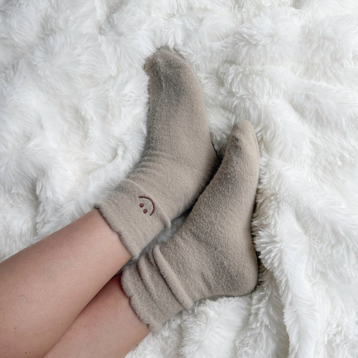 crew cut fuzzy socks for women