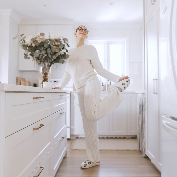 soft avocado slippers for women