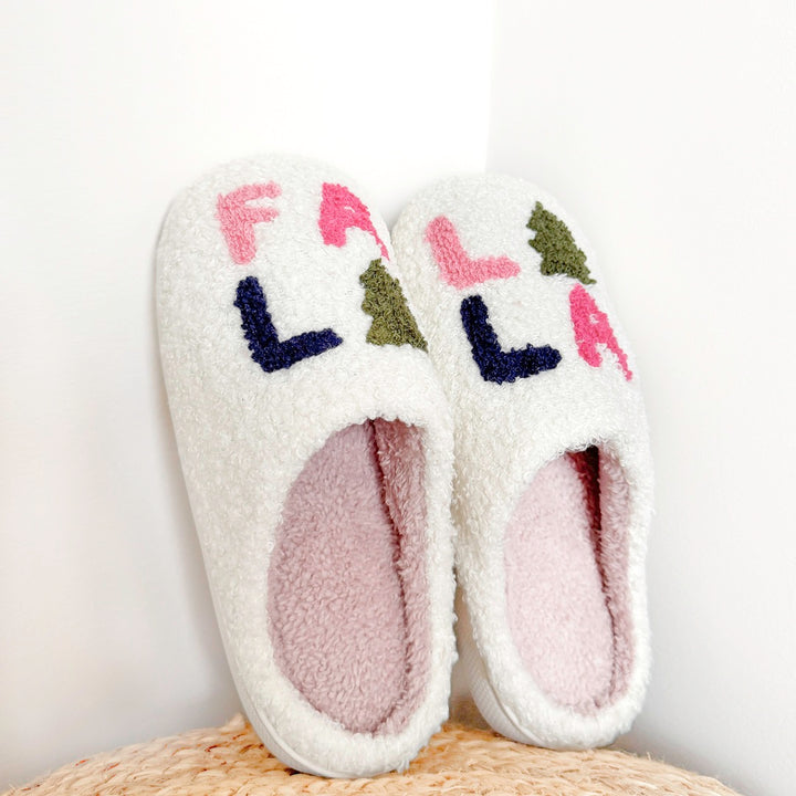 Plush winter slippers perfect for the holidays