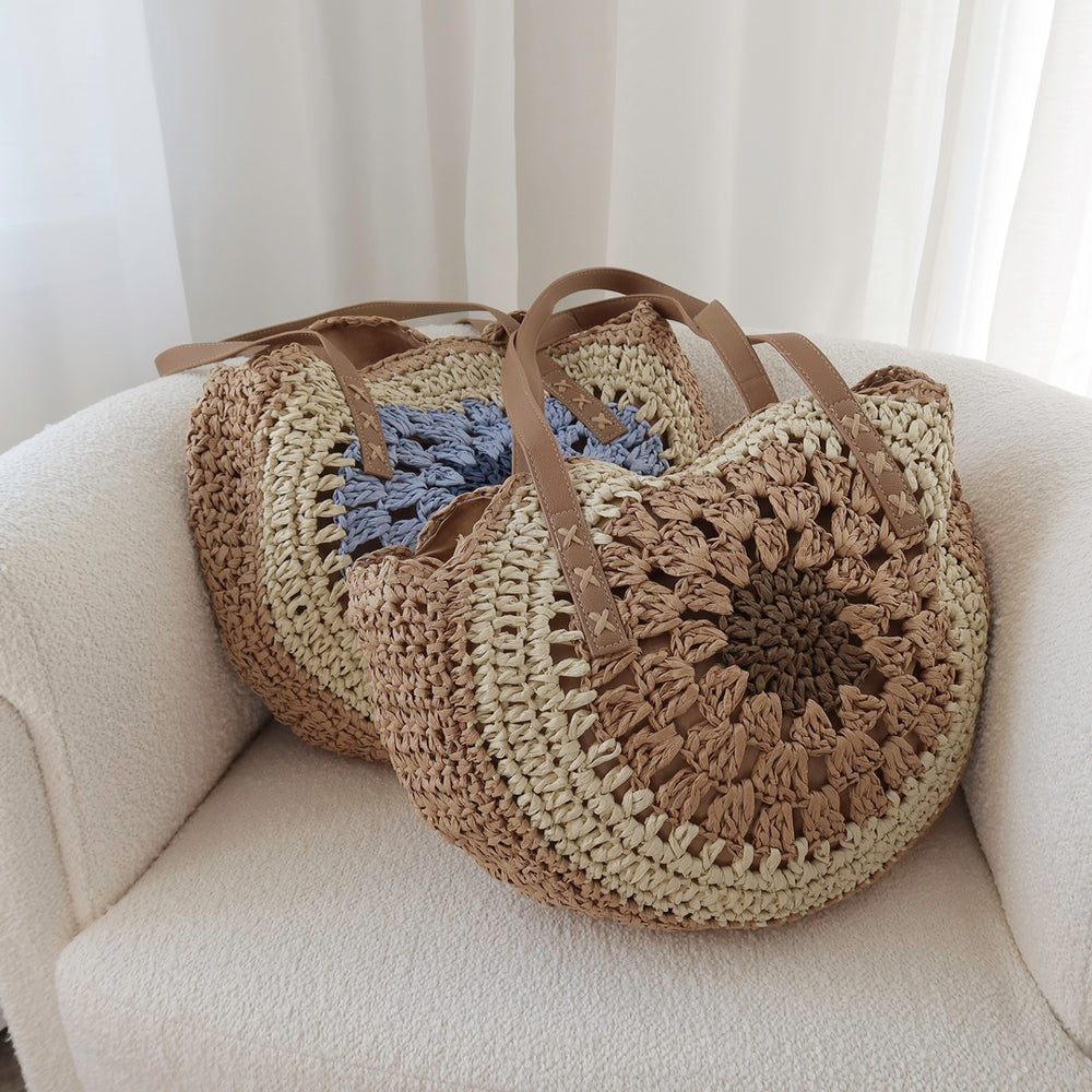 Large tote crochet bag