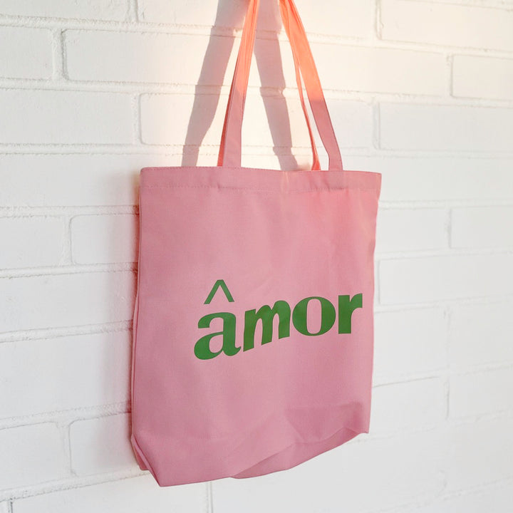 Amor Canvas Tote Bag