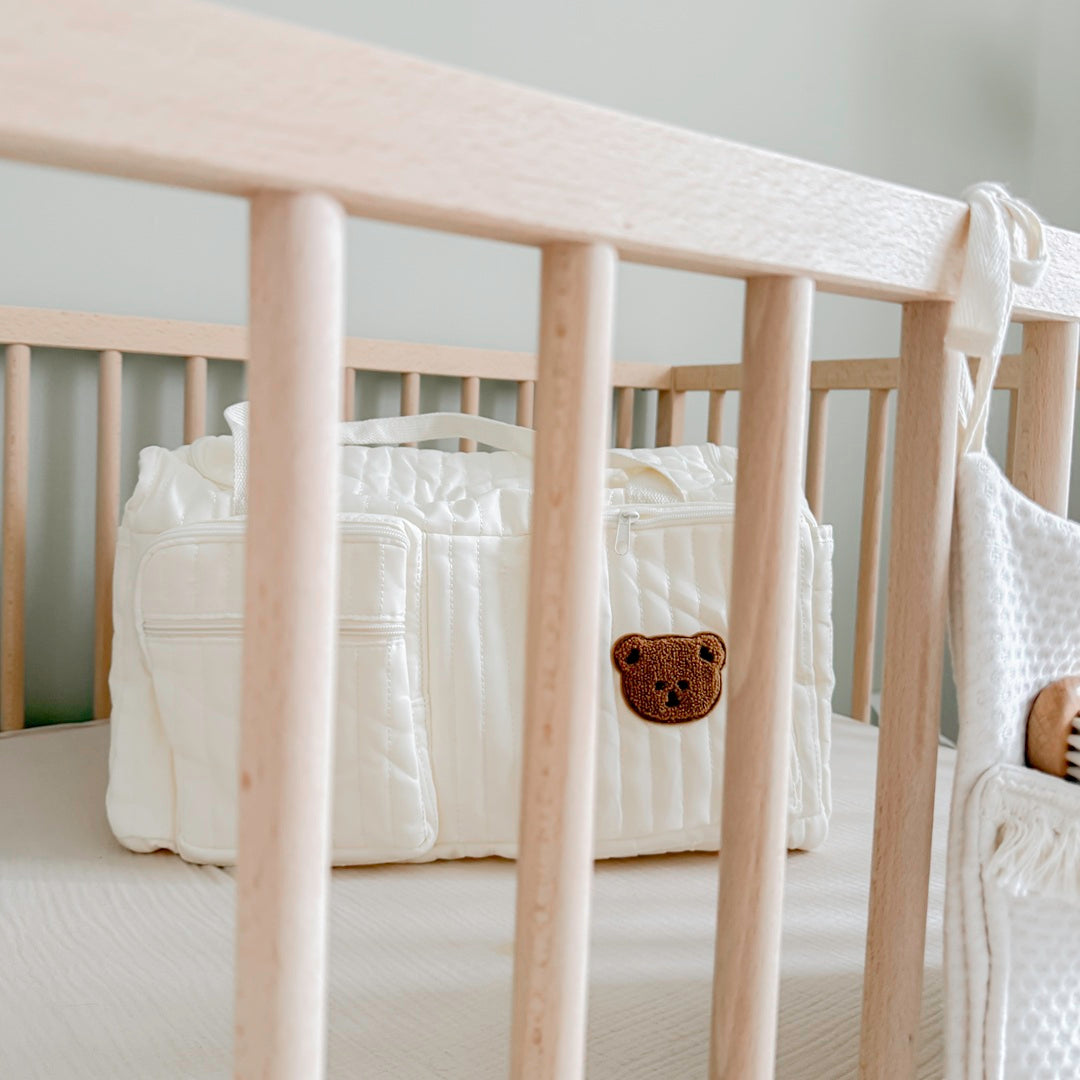 Cute teddy diaper bag for baby travel and outings