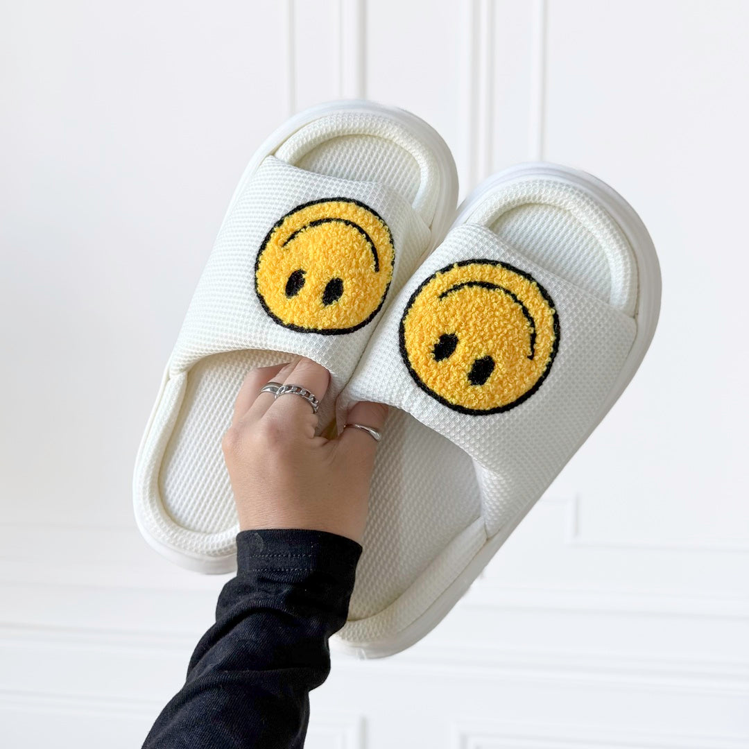 Platform sandals with soft footbed