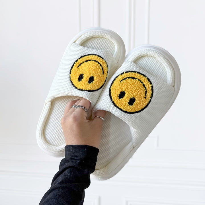 Platform sandals with soft footbed