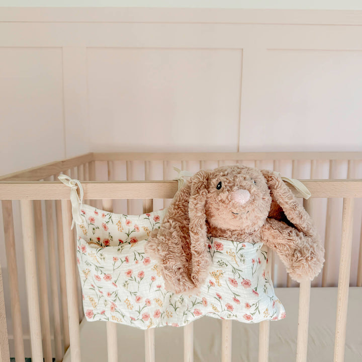 Floral Crib Pocket Organizer