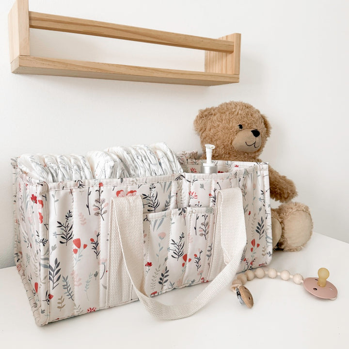 Floral Diaper Caddy
