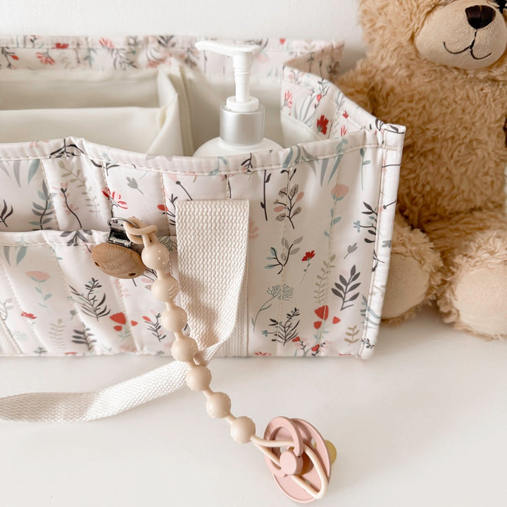 Floral Diaper Caddy