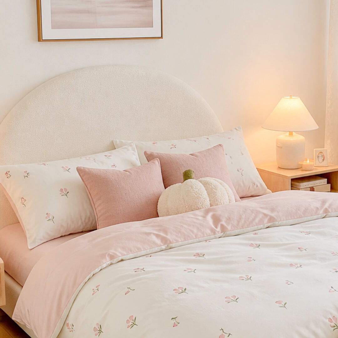 floral duvet cover with matching pillowcases