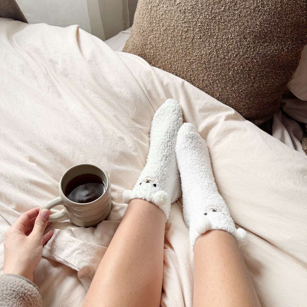 Warm fuzzy socks pack for winter comfort
