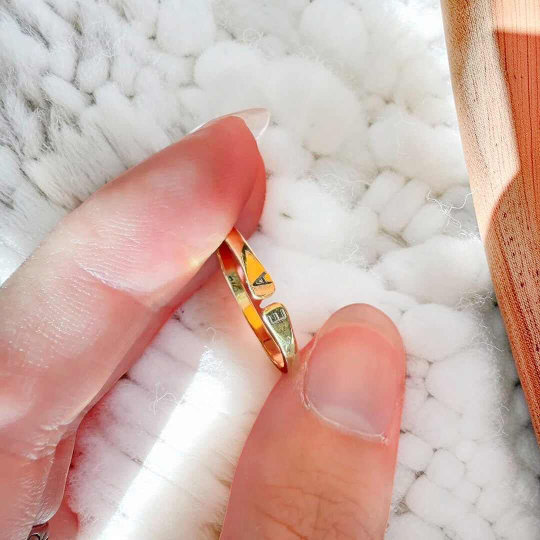 Personalized Initial Engraved Ring
