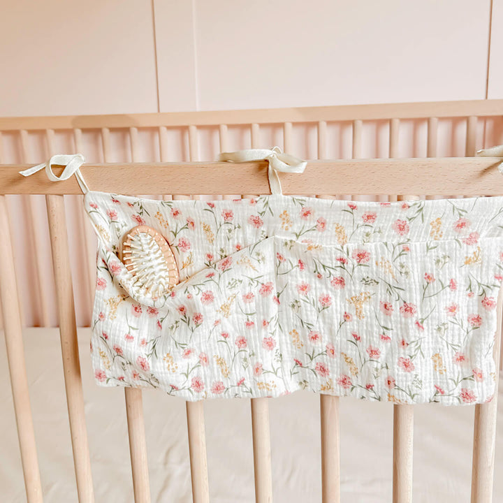 Floral Crib Pocket Organizer