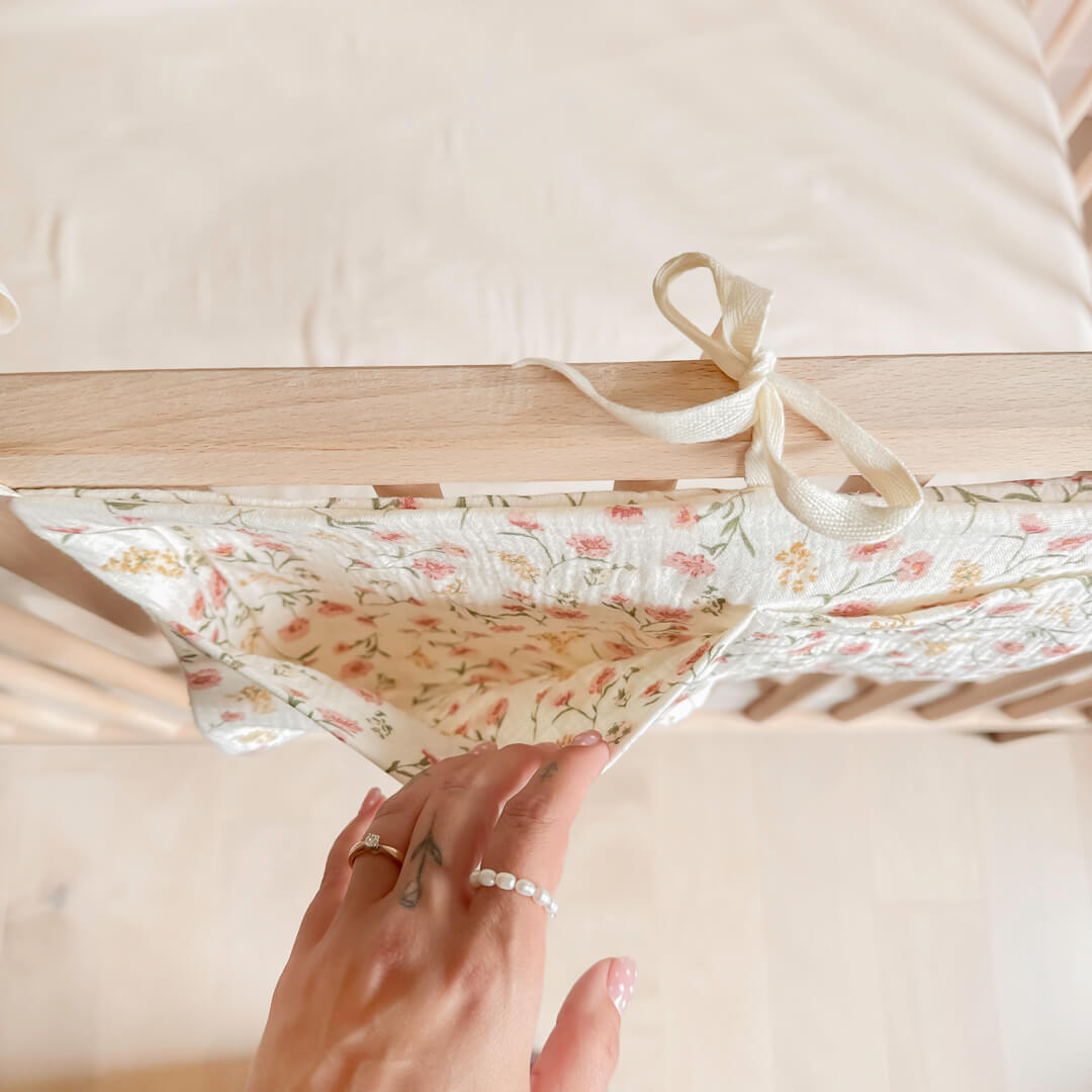 Floral Crib Pocket Organizer