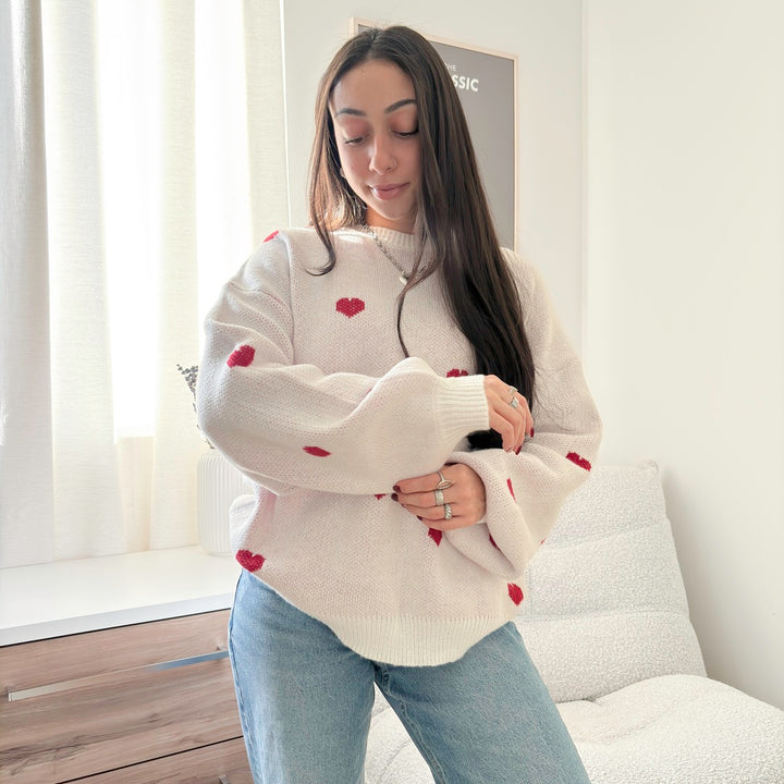 Cozy pullover sweater for women