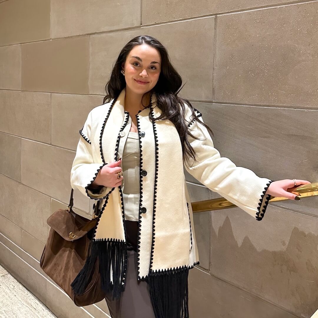 Winter Grace Scarf Coat