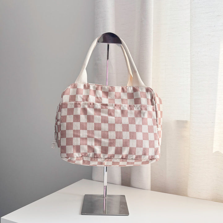corduroy lunch bag for women