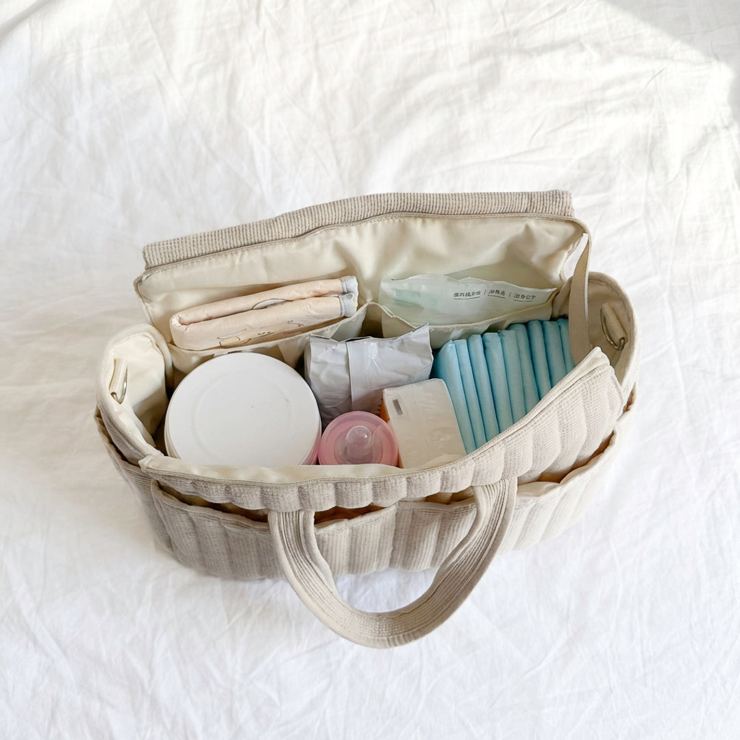 Practical baby diaper organizer bag for parents