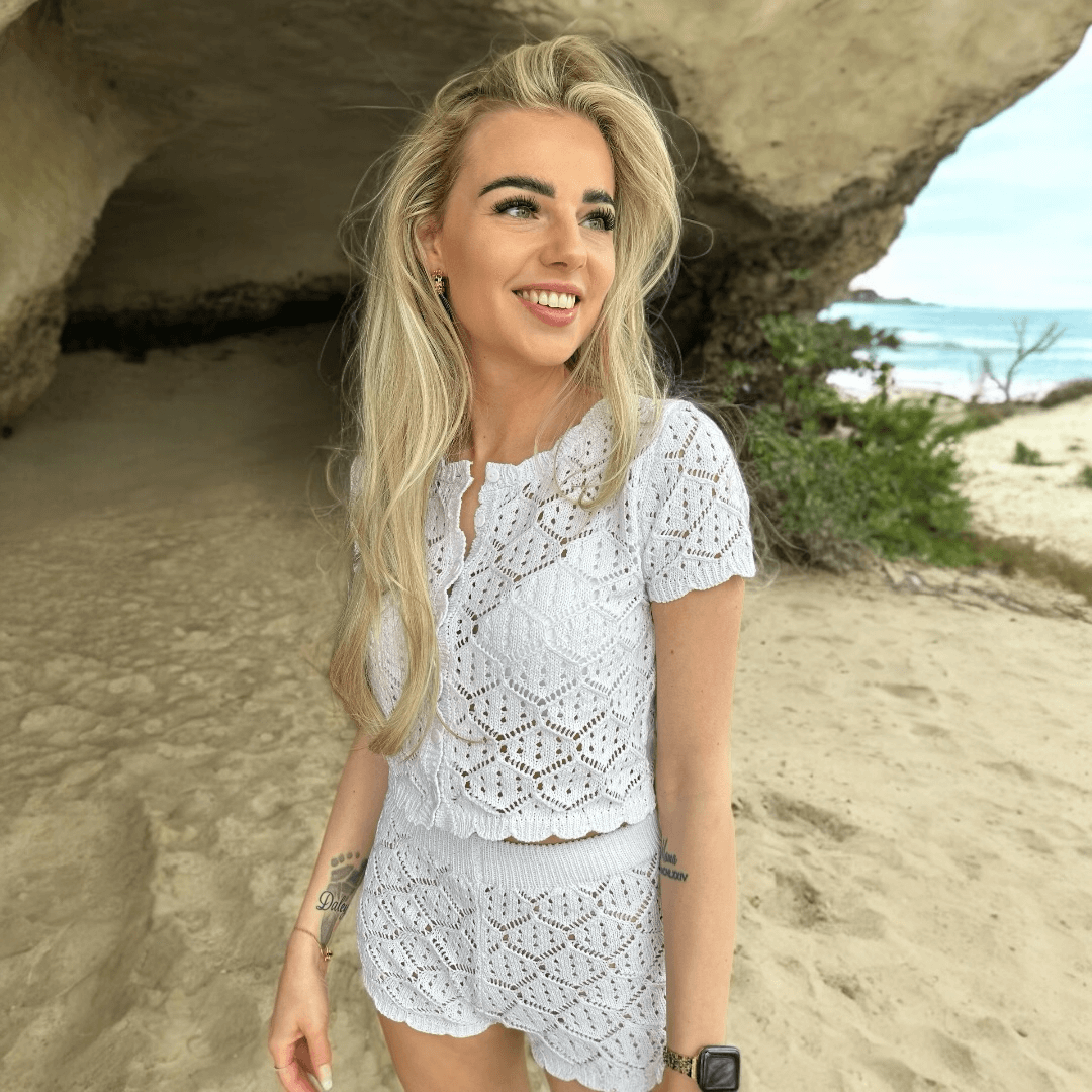 Selene Sunny Daze 2-PC Crochet Matching Set