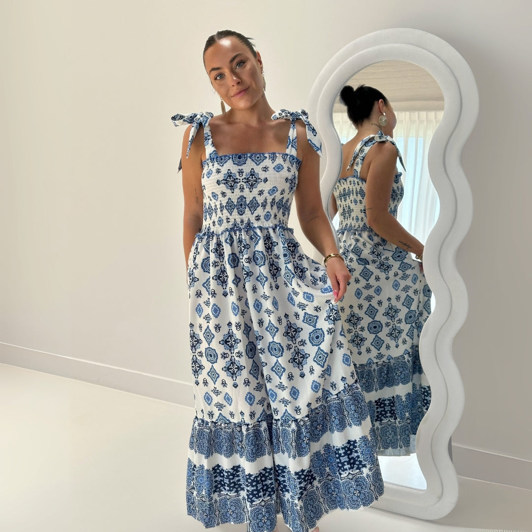 Mavy Sway Printed Maxi Dress