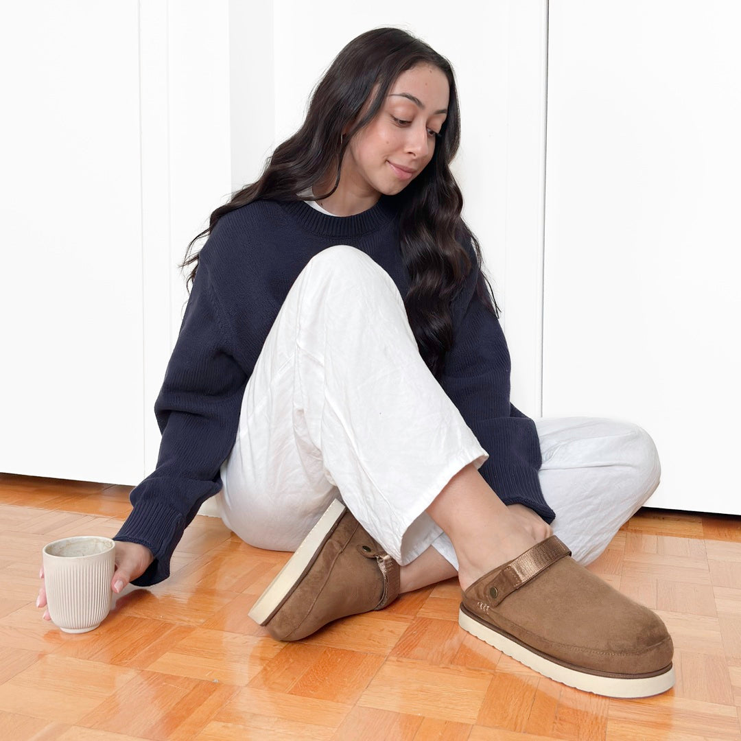 Women’s suede platform shoes for cozy everyday wear