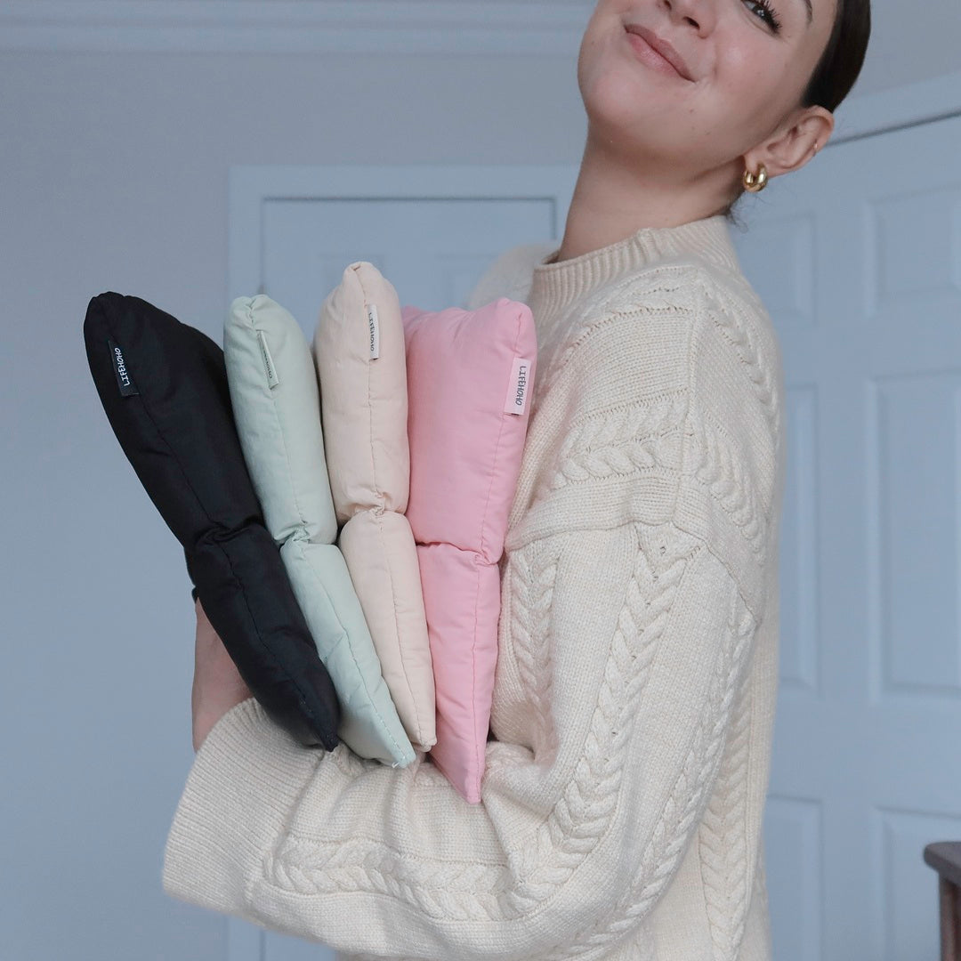 Stylish puffer laptop case for MacBook