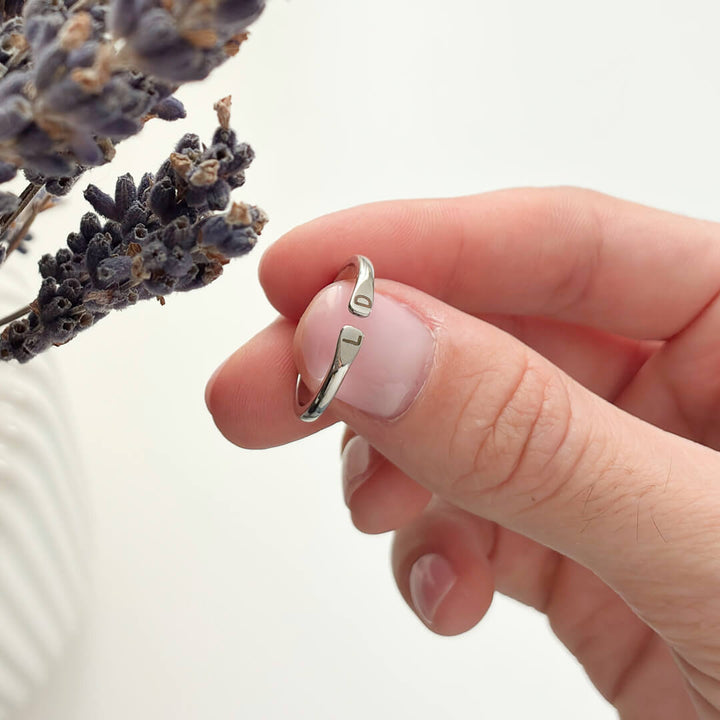 Personalized Initial Engraved Ring