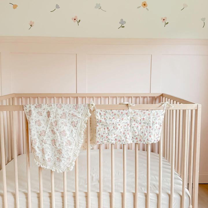 Floral Crib Pocket Organizer