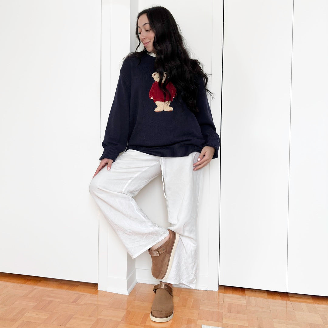 Casual suede shoes with thick sole and cozy interior