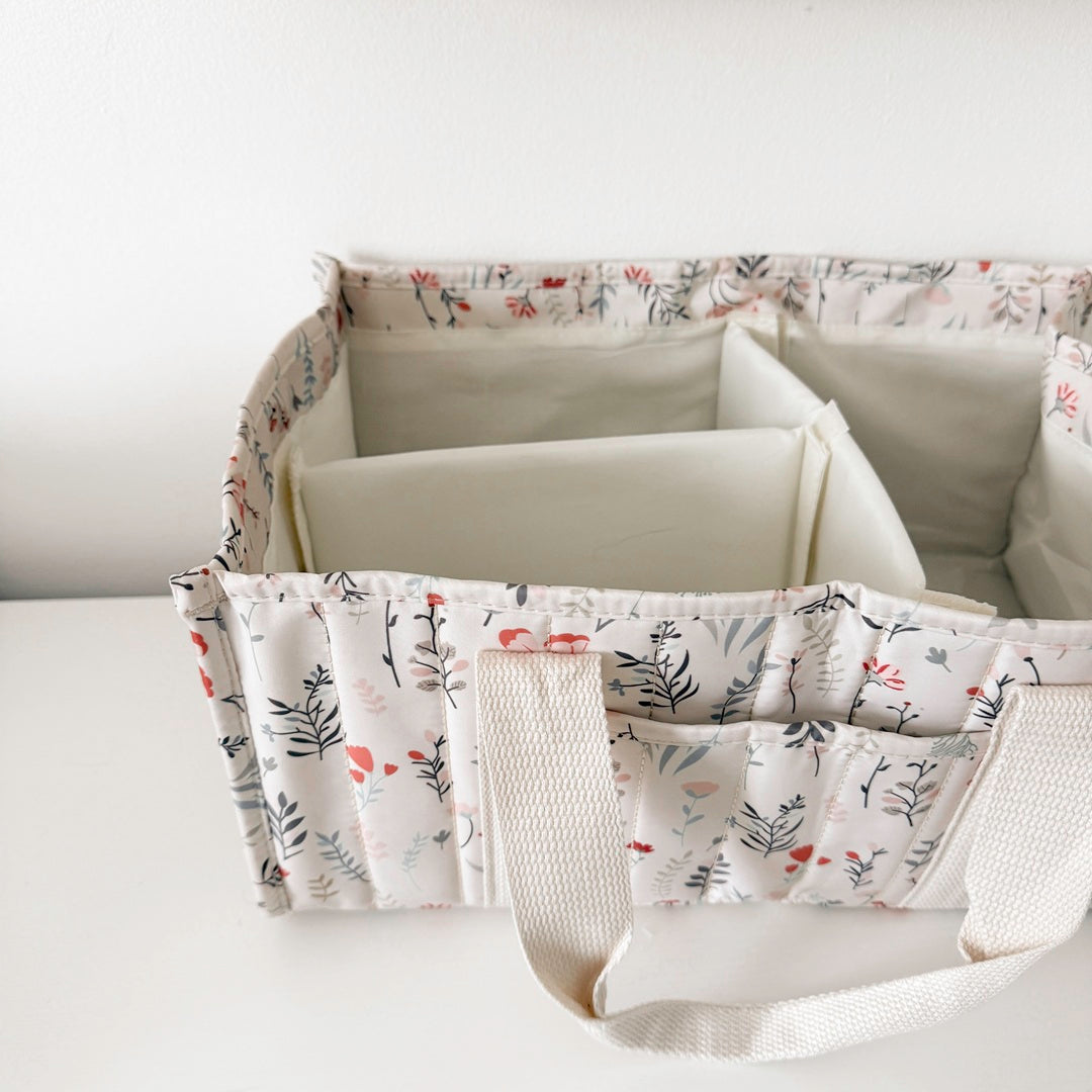 Floral Diaper Caddy