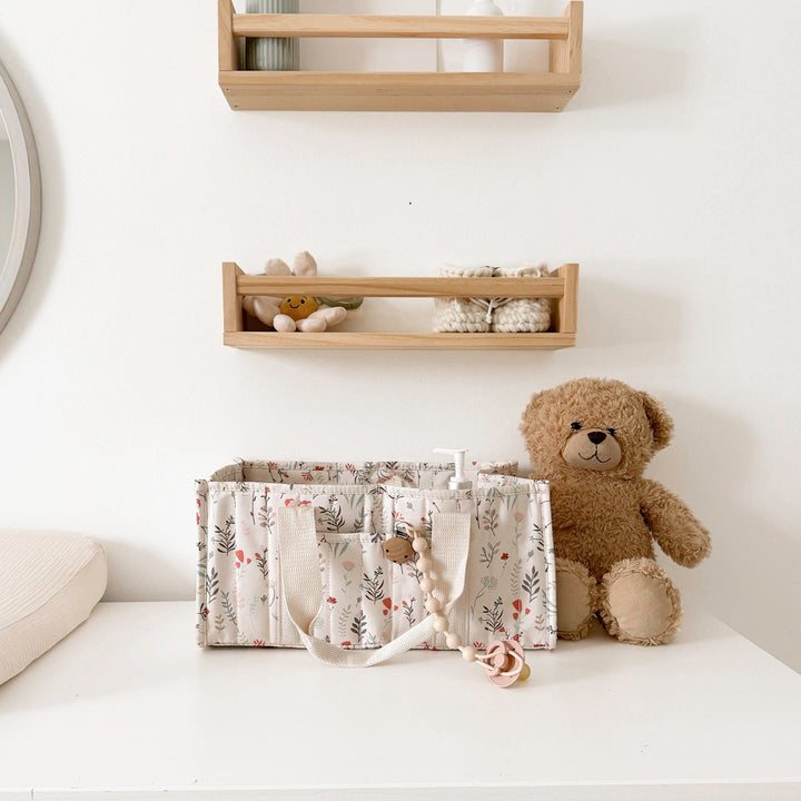 Floral Diaper Caddy