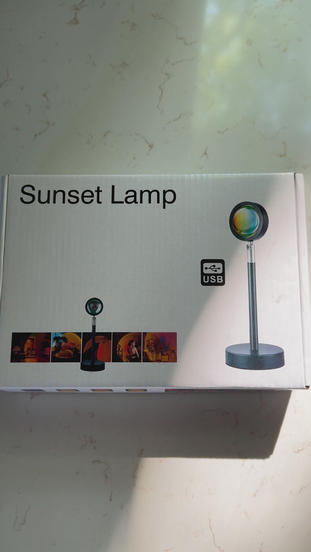 Golden Hour Sunset Lamp
