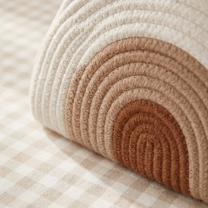 Rainbow Woven Diaper Caddy