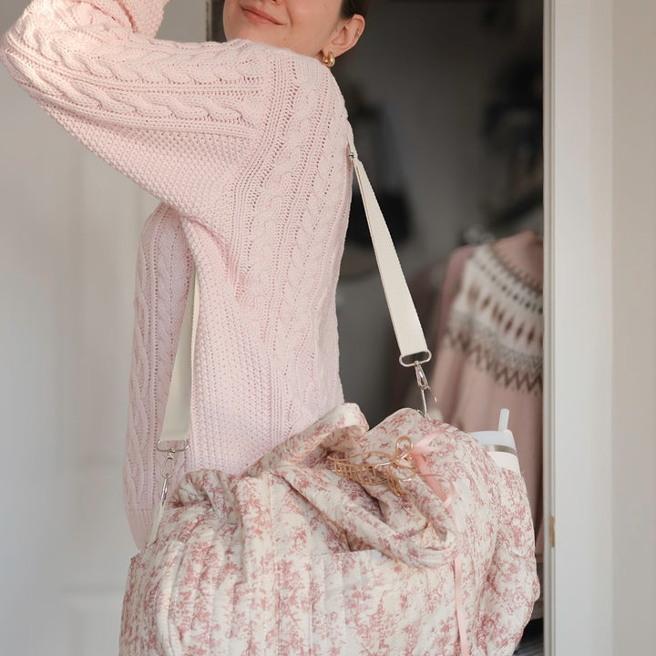 Lightweight padded weekender bag