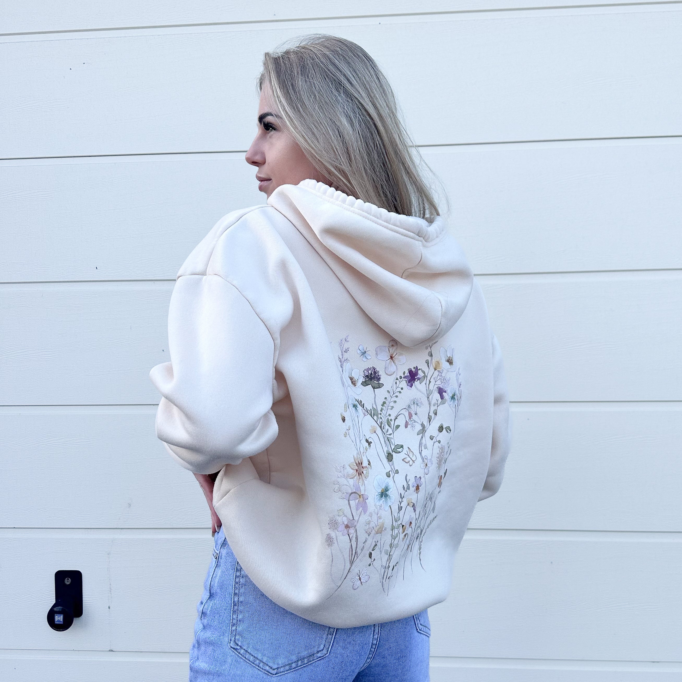 Abby Floral Print Sweatshirt Hoodie