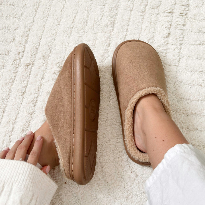 cozy house shoes with plush lining