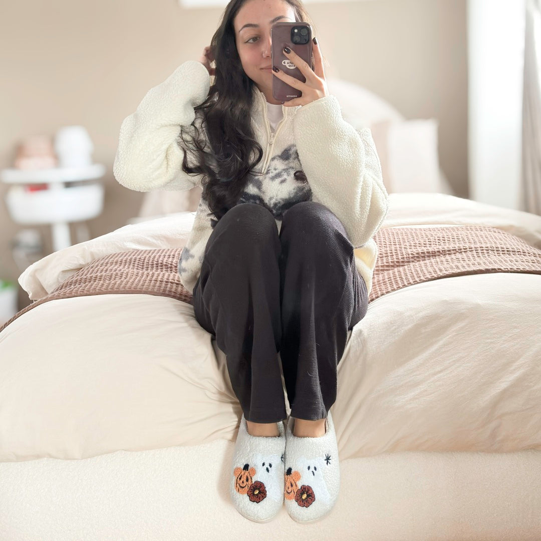 Warm and cozy ladies slippers